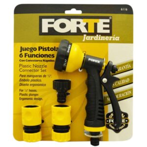 Pistola Manguera 6 Chorros Forte con Conectores