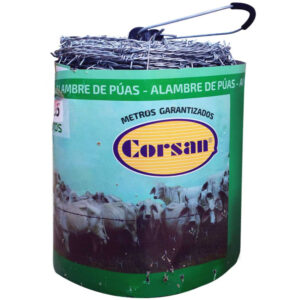 Alambre de Púas Galvanizado Calibre 14.5 x 135 Metros