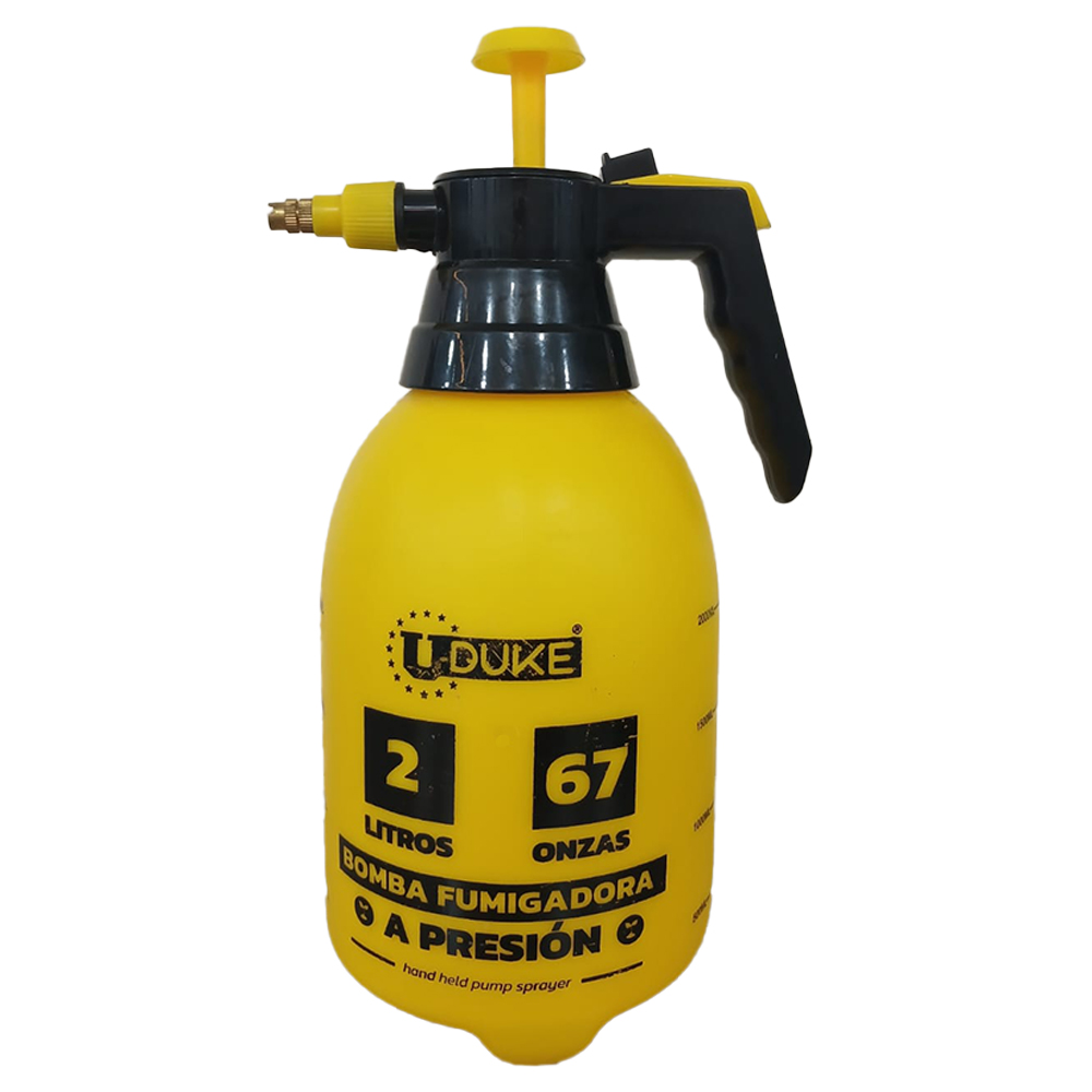 Fumigadora Jardinera Uduke Amarilla 2 Litros