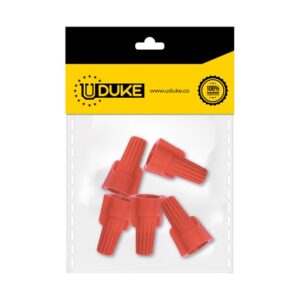 Conector Cable Cobre Rojo Uduke Paq x5