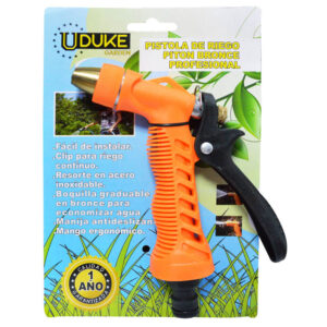 Pistola Manguera Pitón Fina Naranja Uduke