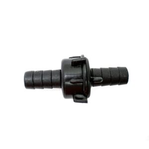 Racor Manguera Plástico Negro Polipropileno Alto Impacto