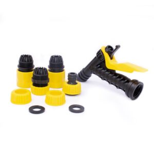 Pistola Manguera Plástica con Unión y Adaptadores Plastgrifos