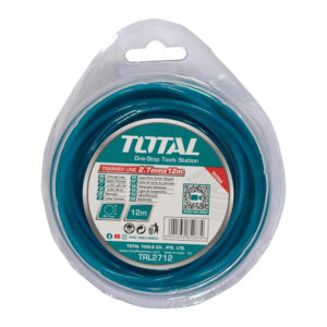 Nylon Guadañadora Redondo 2.7 mm x 12 m Total TRL2712