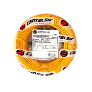 Alambre Rígido Centelsa 10 Amarillo x Metro