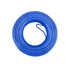 Alambre Rígido Calidad 12 Azul Rollo x 100m