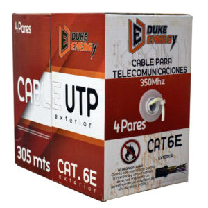 Cable UTP Cat6 Interior Blanco Duke Energy 305m HT10095 HT1408