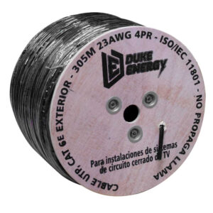 Cable UTP Cat6 Exterior Negro Duke Energy 305m HT10127 HT1409