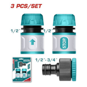 Conector Rápido para Manguera 1/2 Juego x3 Total