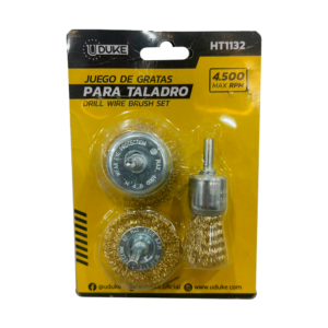 Set Gratas Taladro 3 Piezas