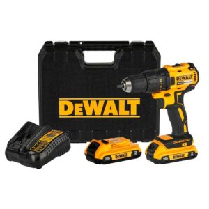 Taladro Atornillador Percutor DeWalt 1/2" 20V Brushless con 2 Baterías – DCD7781D2-B3